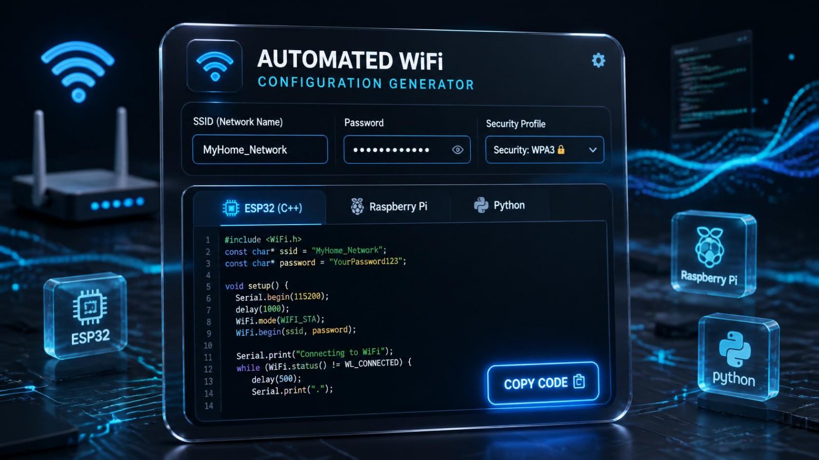 WiFi Config Generator