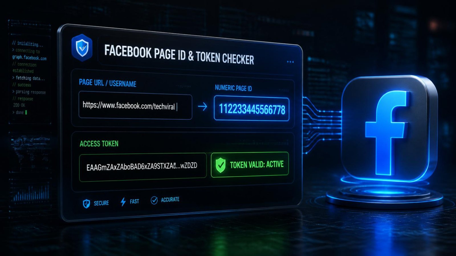 Facebook Page ID & Token Checker