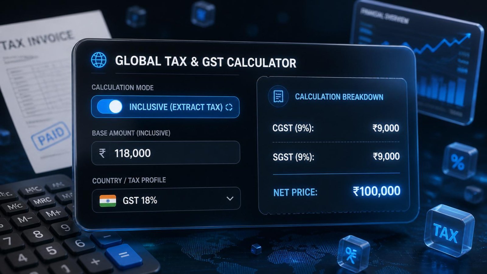 GST & Tax Calculator