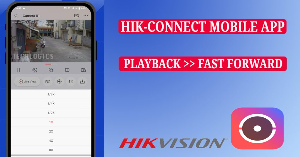 Hik-connect fast forward option