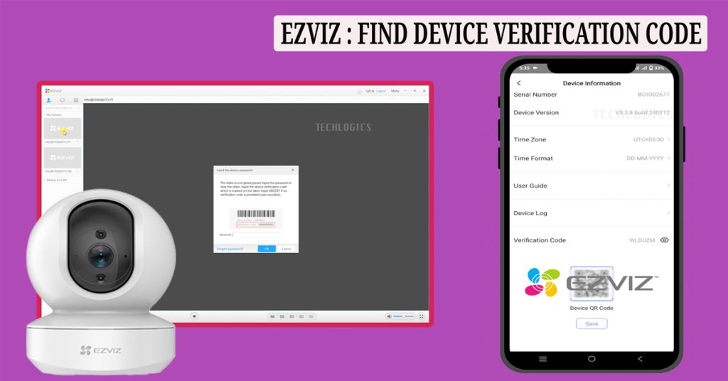 Ezviz Device verification code find