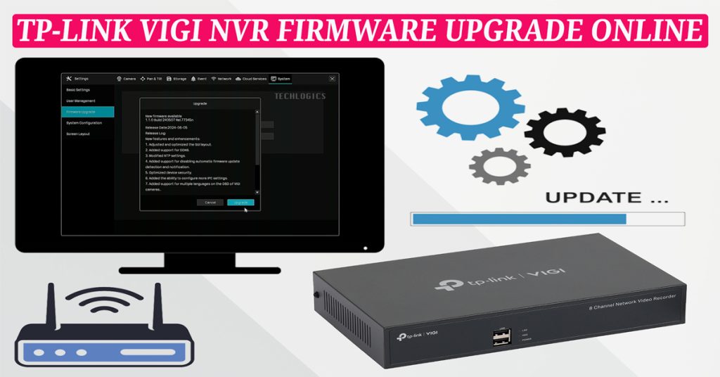 Tp-Link VIGI NVR Update firmware