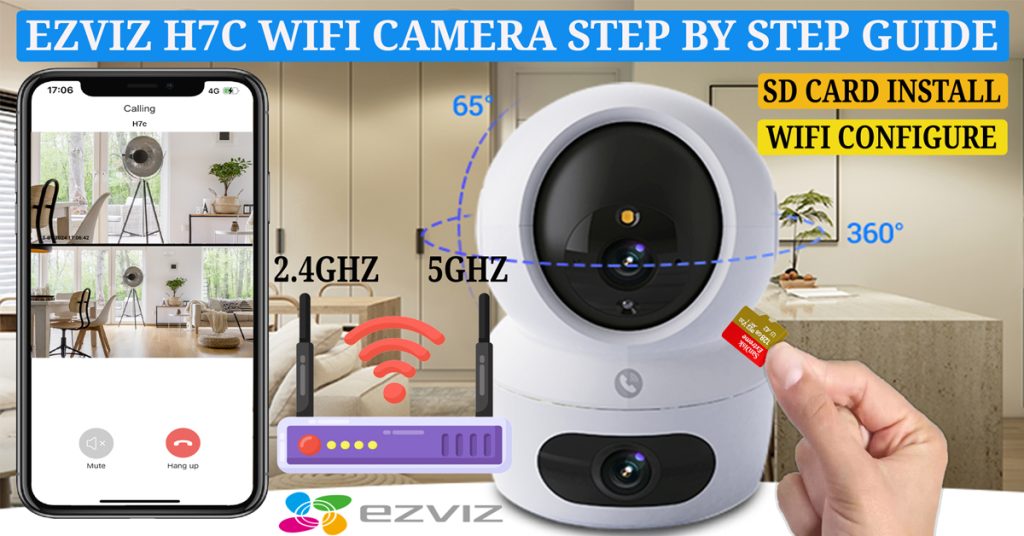 Ezviz h7C Dual Lens Setup