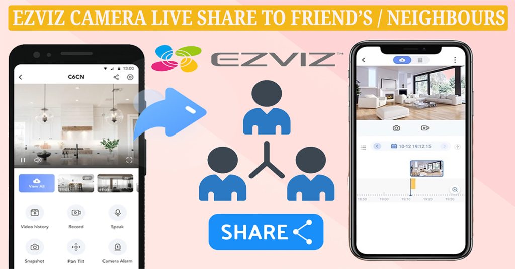 Ezviz camera live share to others