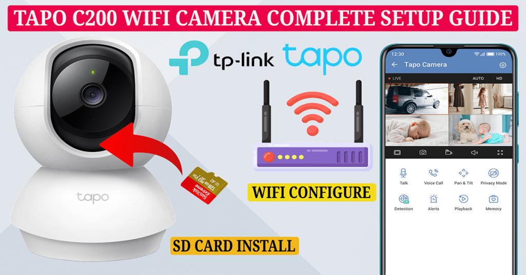 Tapo C200 wifi configure