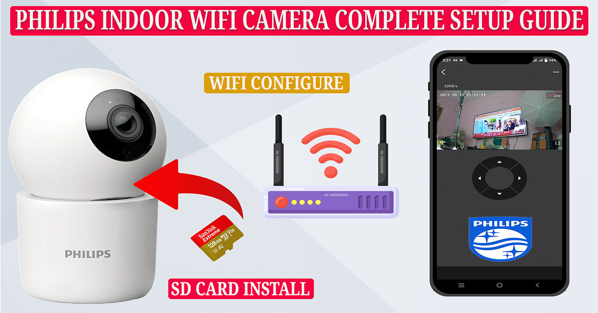 Set Up the Philips 360 Indoor Pan & Tilt Security Camera: A Step-by-Step Guide