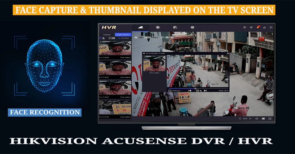 Enabling Face Capture on Hikvision DVR/HVR and displayed on Live Screen