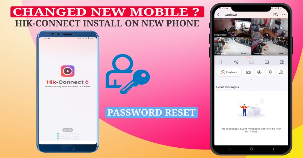 I installed Hikconnect on my old mobile phone, and now I want to configure it on my new mobile phone.