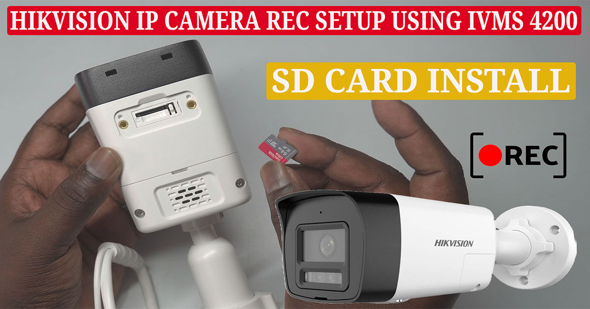 How to Install an SD Card and Configure Recording Schedule for Hikvision IP Cameras