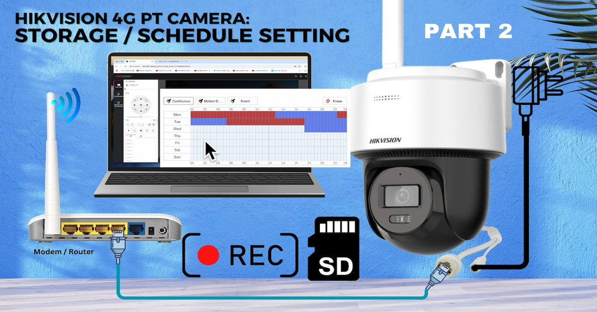 Setting Up Local Storage for Hikvision 4G PT Network Camera