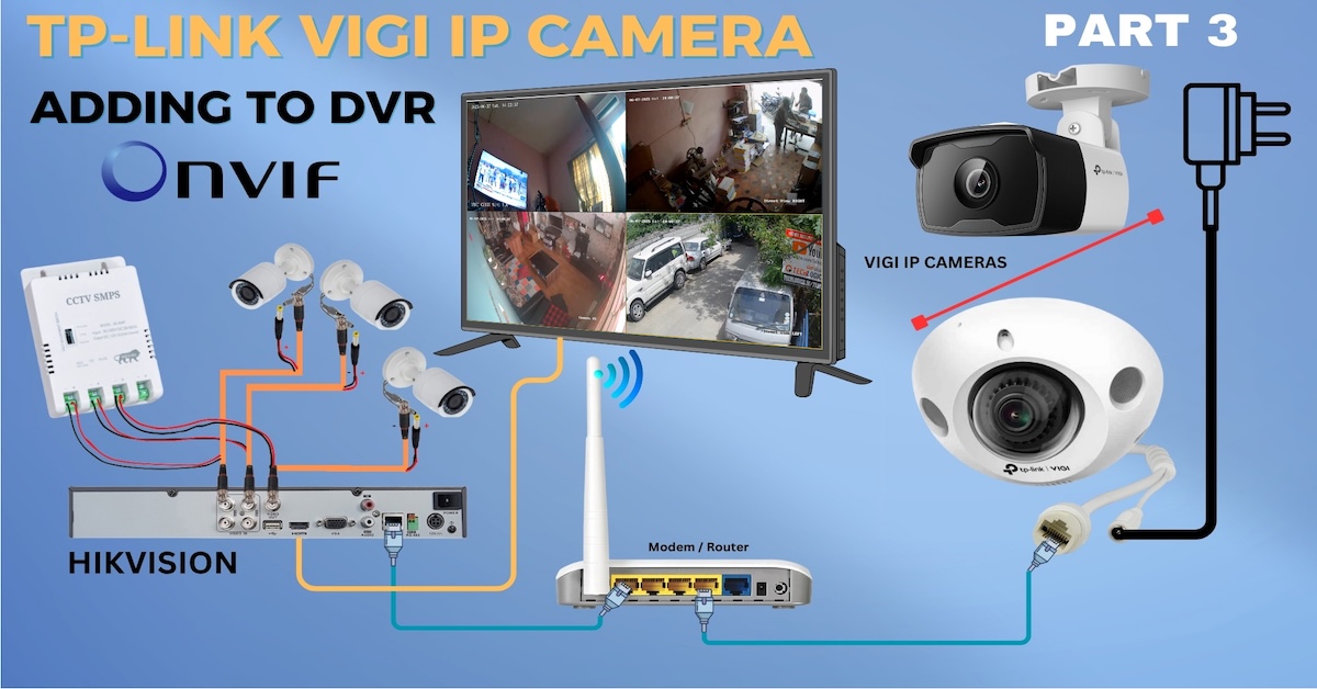 How to Add a Tp-Link VIGI IP Camera to Hikvision DVR Using ONVIF | Part 2