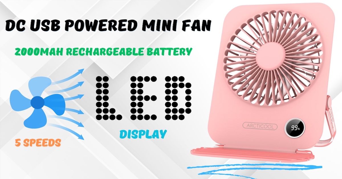 Unboxing the Small Table Fan with LED Display: A Must-Have Gadget for Home and Office