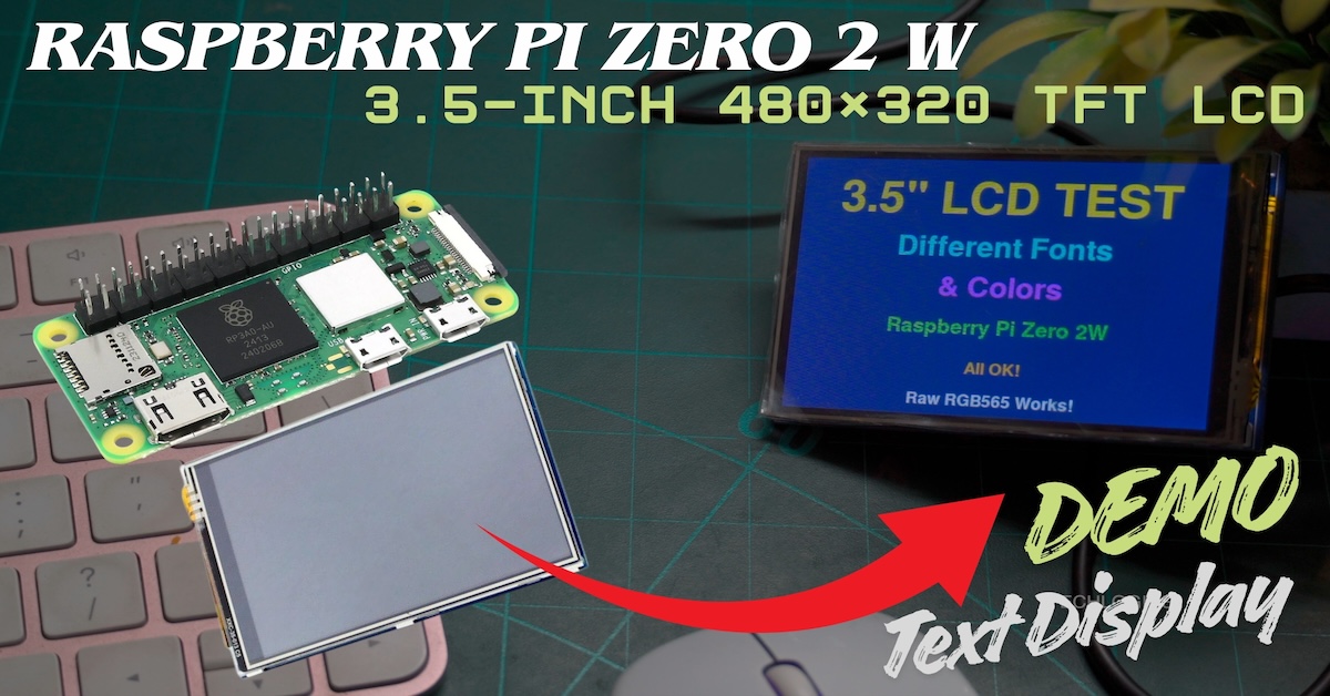 Setting Up a 3.5-inch ILI9486 Touchscreen LCD on Raspberry Pi Zero 2 W – Full Working Guide